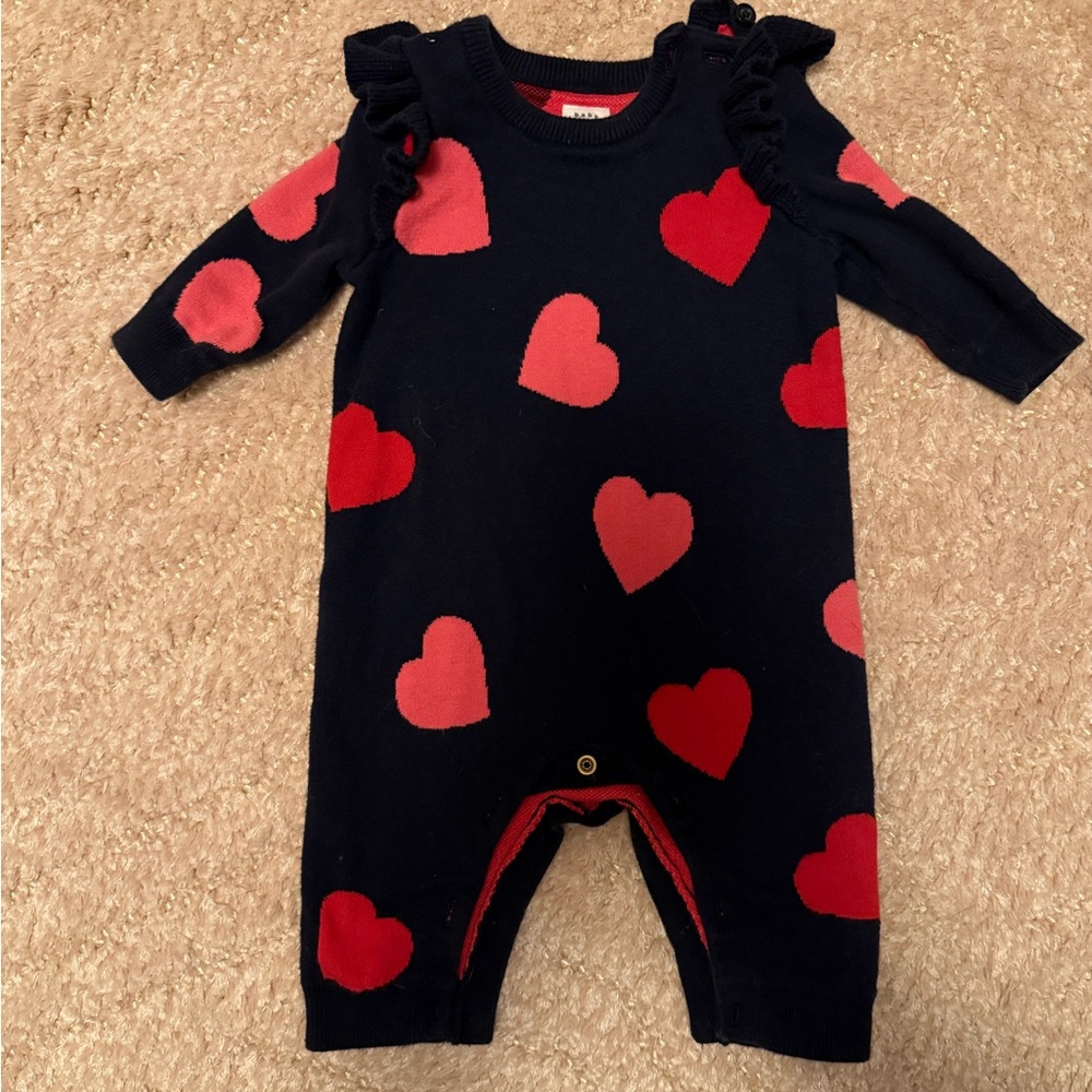 GAP Baby Navy and Red & Pink Romper